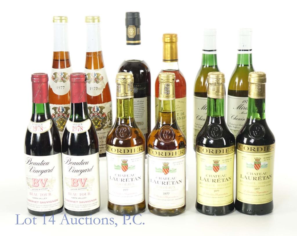Half Bottles of Wine (Splits) Mostly 1970s (12) Mar 09, 2023 Lot 14 Auctions in IL
