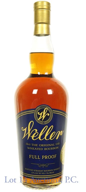 Weller Full Proof Bourbon Liquor Planet Store Pick: *** IF YOU MAY NEED SHIPPING, PLEASE CALL US BEFORE BIDDING ON BOTTLES! 847-625-0555. *** Weller Kentucky straight wheated bourbon whiskey. Full proof (114 proof). 750 ml. Buffalo Trace Distillery. Li