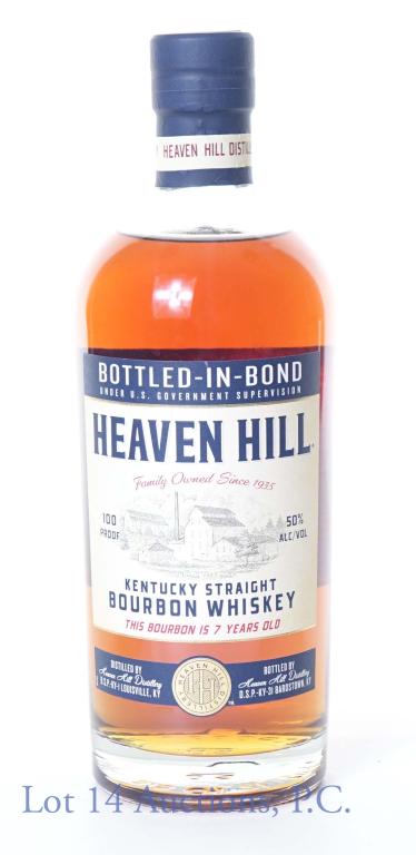Heaven Hill BiB 7 Year Old Ky Bourbon: 100 proof, 750ml. Heaven Hill 7 year old Kentucky Straight Bourbon Whiskey.