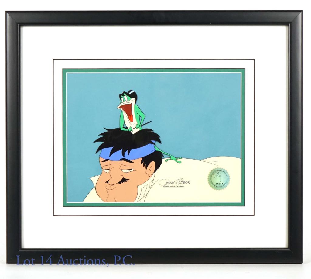 Chuck Jones Signed Froggy Evening Production Cel (1 of 8)