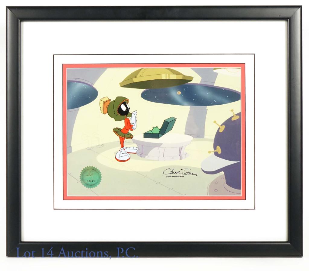 C. Jones Signed Production Cel (Froggy & Marvin) (1 of 9)