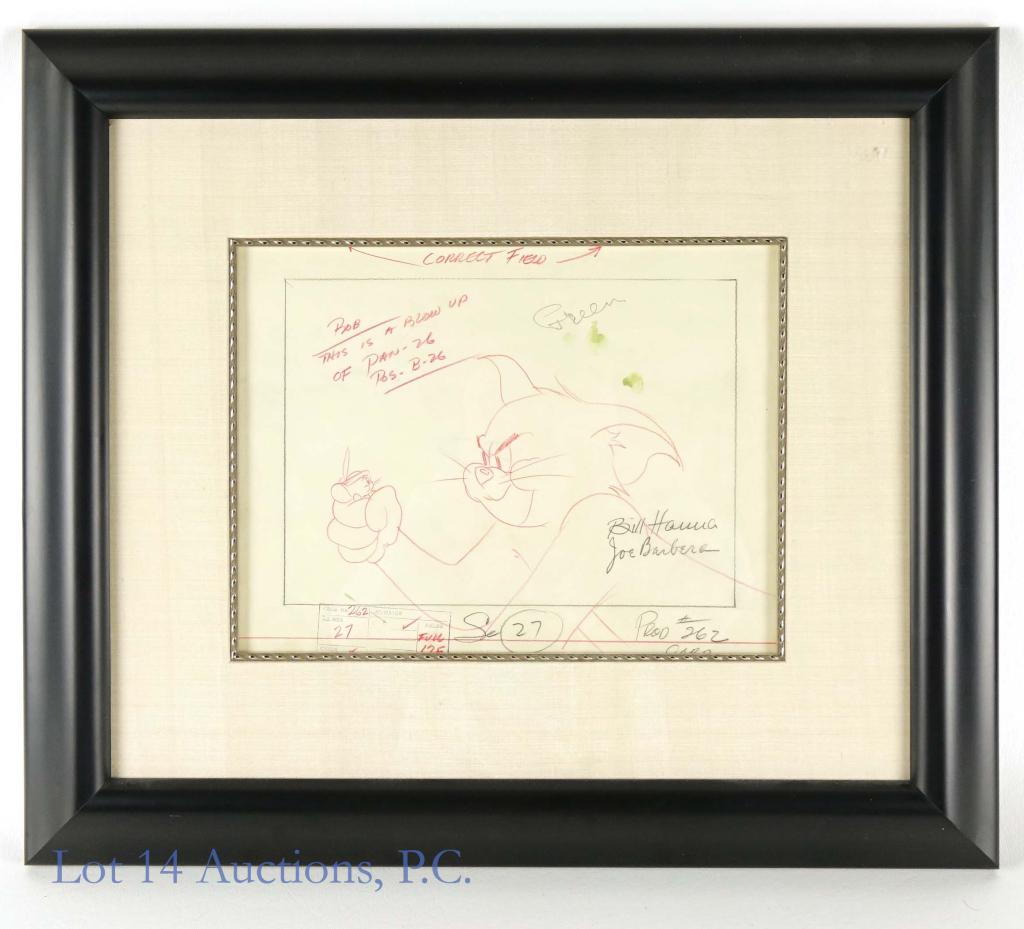 1953 Tom & Jerry Original Production Drawing (1 of 9)