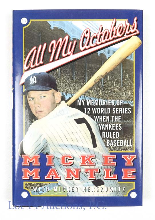 Mickey Mantle Signed "All My Octobers" Book (1 of 6)