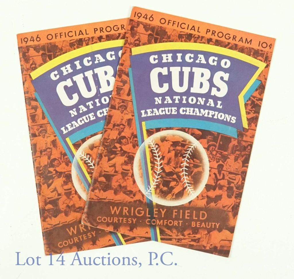 1946 Chicago Cubs vs Dodgers Programs (2) (1 of 5)