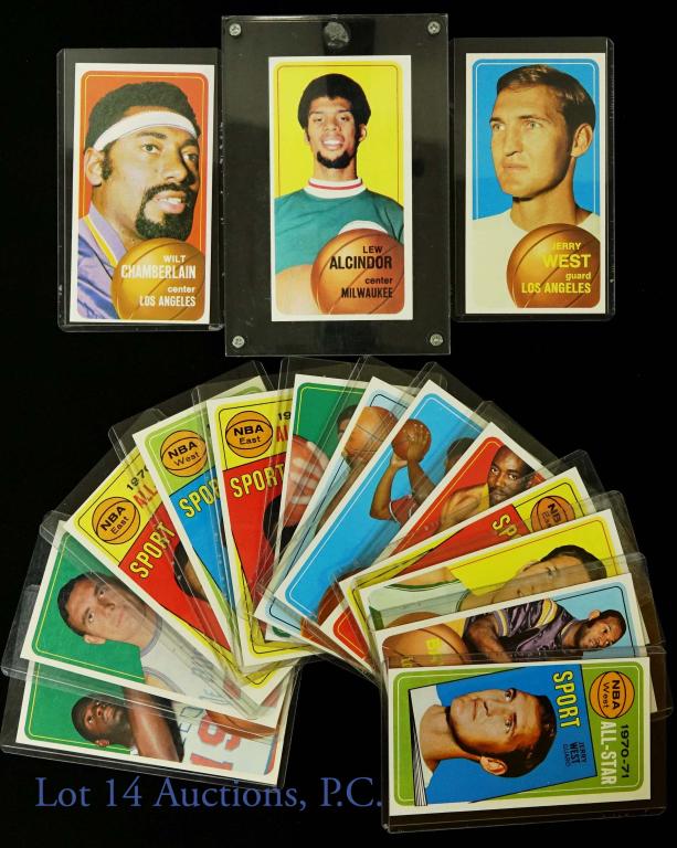 1970-71 Topps NBA Basketball Cards (HOF) (16) (1 of 7)