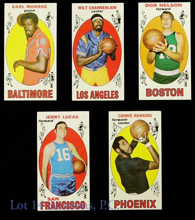 1969-70 Topps NBA Basketball Cards (HOF) (RC) (5) (1 of 4)