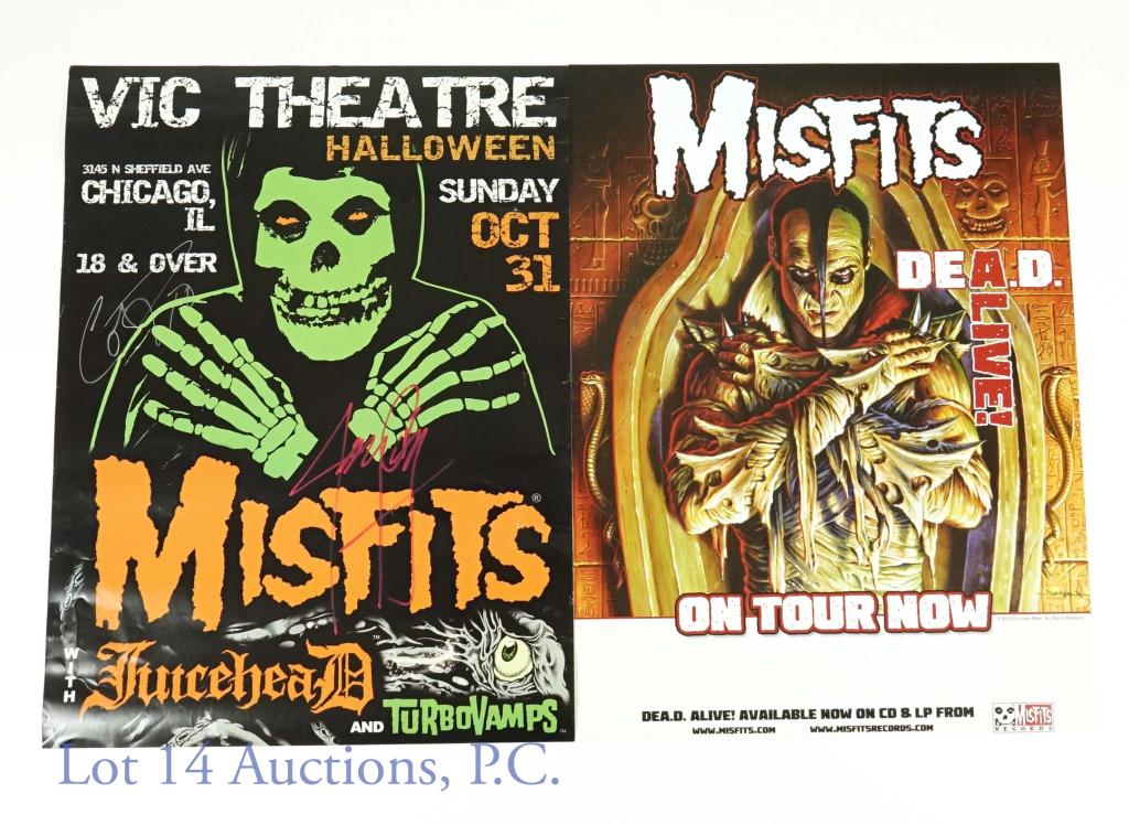 The Misfits Concert Posters (2 Total - 1 Signed) (1 of 4)