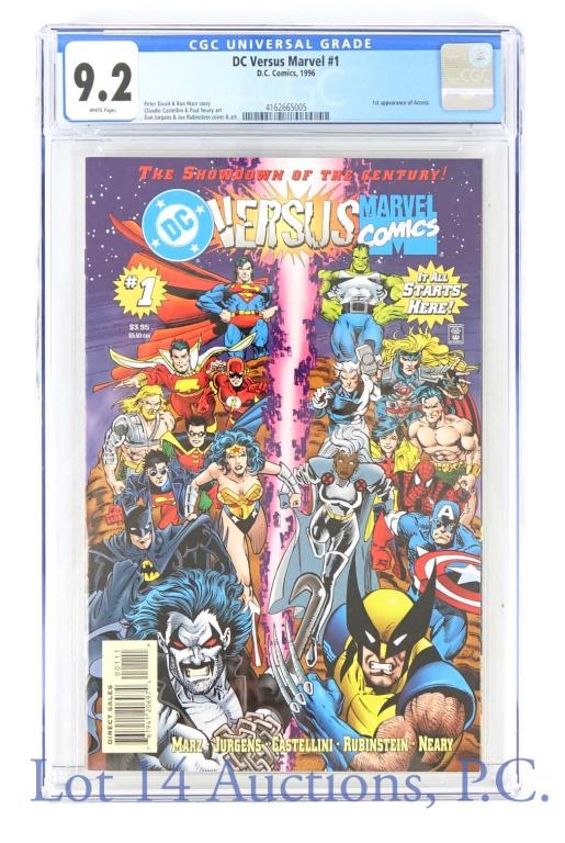DC Comics DC Versus Marvel #1 (CGC 9.2) (1 of 4)
