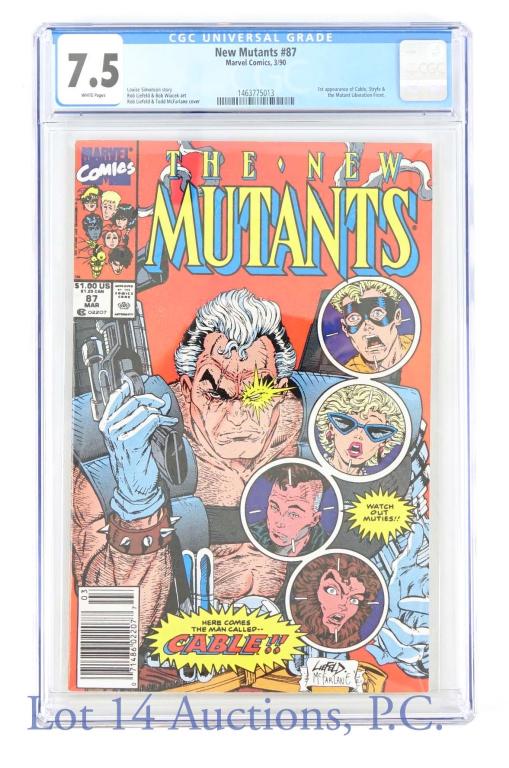 Marvel Comics New Mutants #87 (CGC 7.5) (1990) (1 of 3)