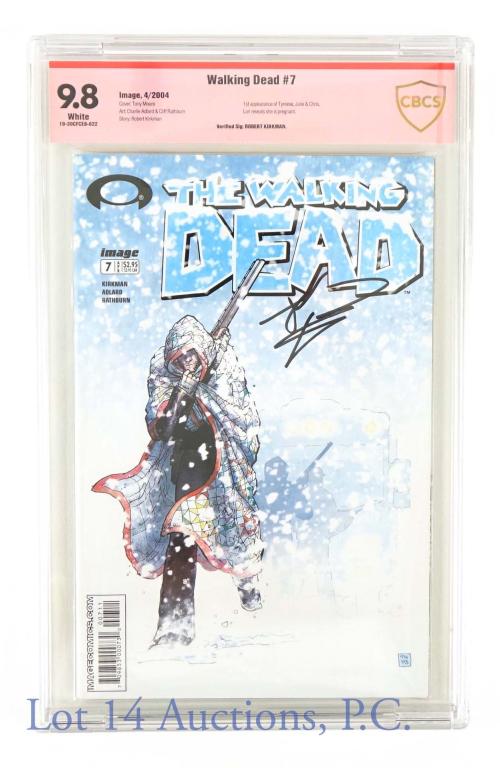 Robert Kirkman Signed Walking Dead #7 (CBCS 9.8) (1 of 5)