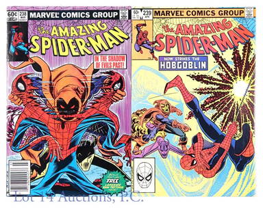 Marvel Comics The Amazing Spider-Man #238 #239: Marvel Comics The Amazing Spider-Man #238 #239 (1983) (2 Comic Books Total). Story by Roger Stern. Art & Illustrations by John Romita Sr. Cover by John Romita Sr. The Amazing Spider-Man #238 is consid