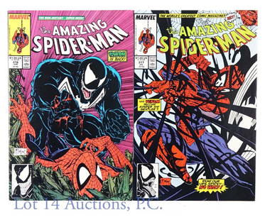 Marvel Comics The Amazing Spider-Man #316 #317: Marvel Comics The Amazing Spider-Man #316 #317 (1989) (2 Comic Books Total). Story by David Michelinie. Art & Illustration by Todd McFarlane. Cover by Todd McFarlane. The Amazing Spider-Man #316 is th