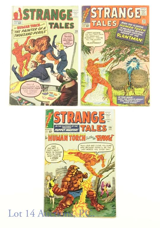 Marvel Comics Strange Tales #108 #113 #116 (1 of 9)