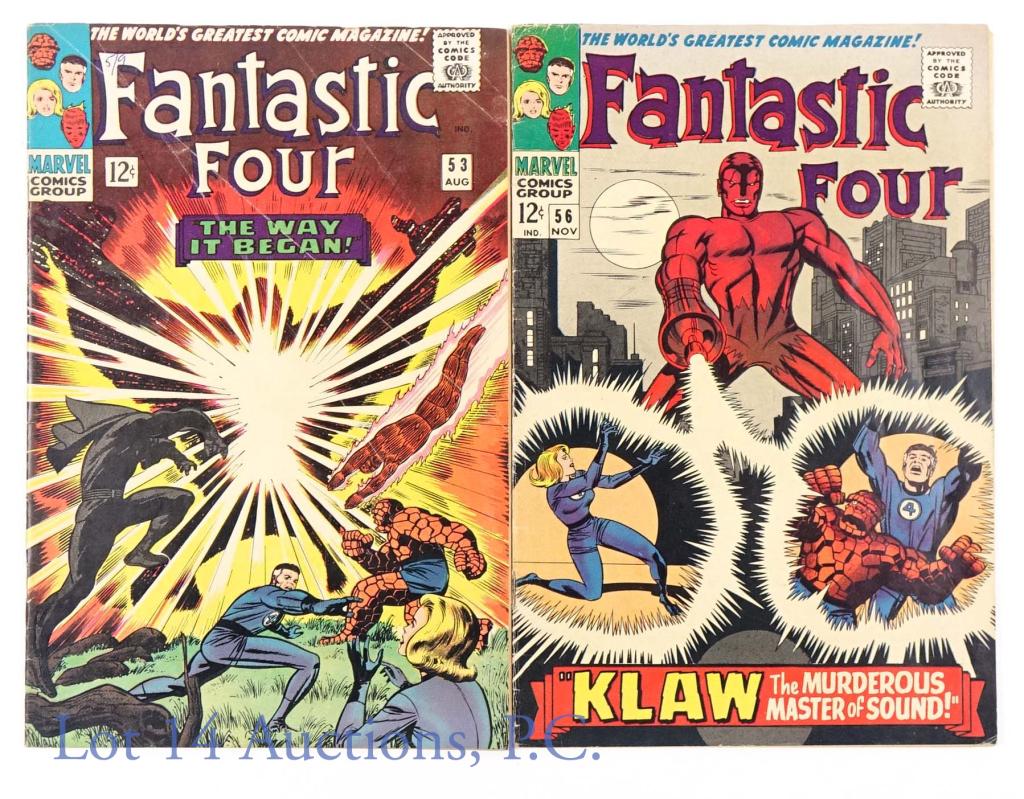 Marvel Comics Fantastic Four #53 #56 (1966) (1 of 7)