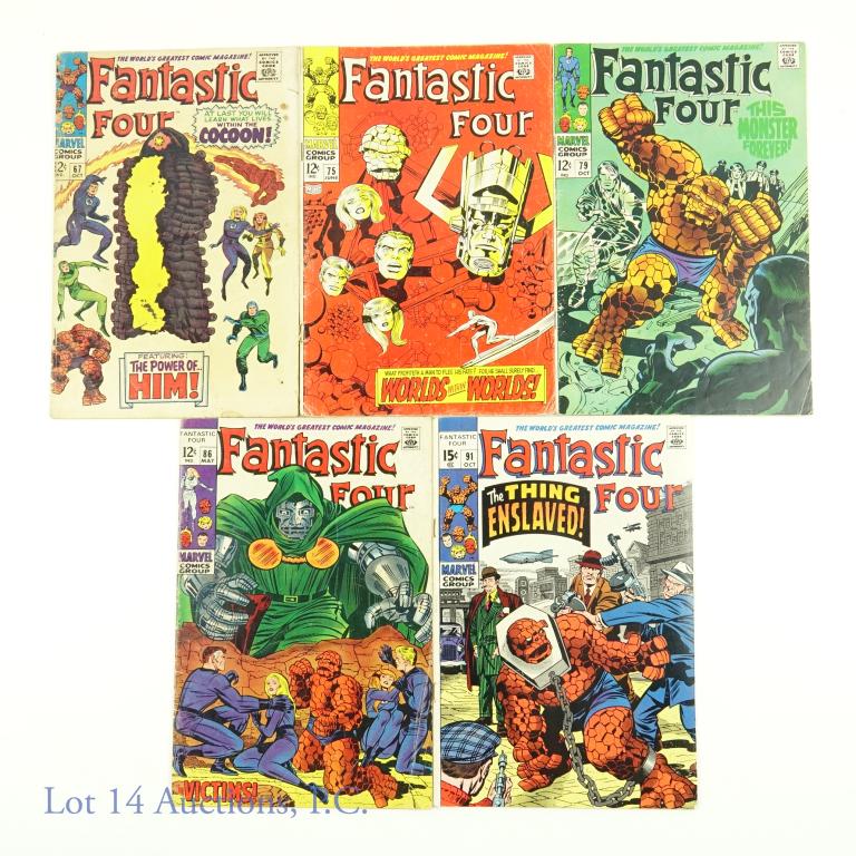 Marvel Comics Fantastic Four #67 #75 #79 #86 #91 (1 of 10)
