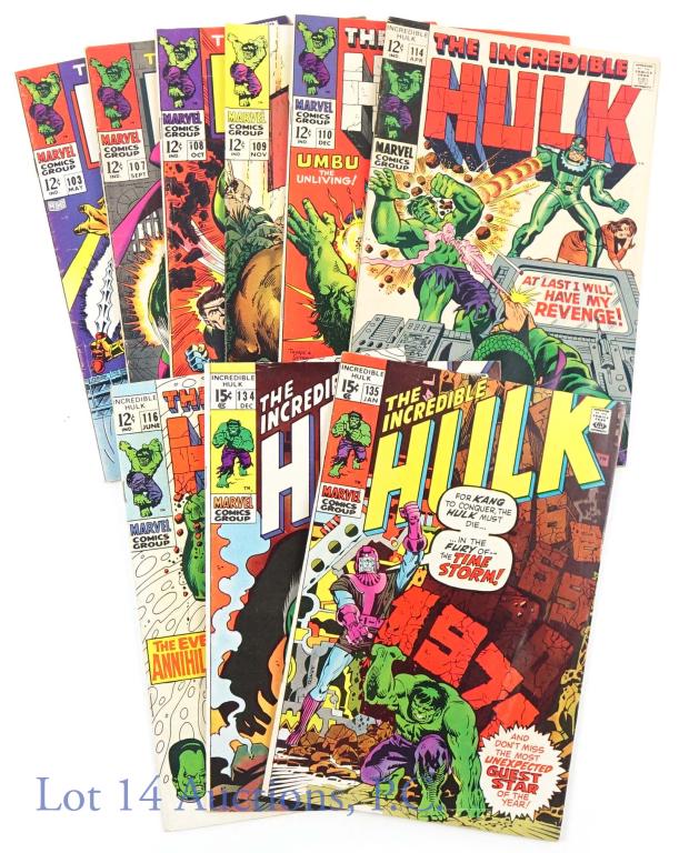 Marvel Comics The Incredible Hulk (9) (1968-1971) (1 of 10)