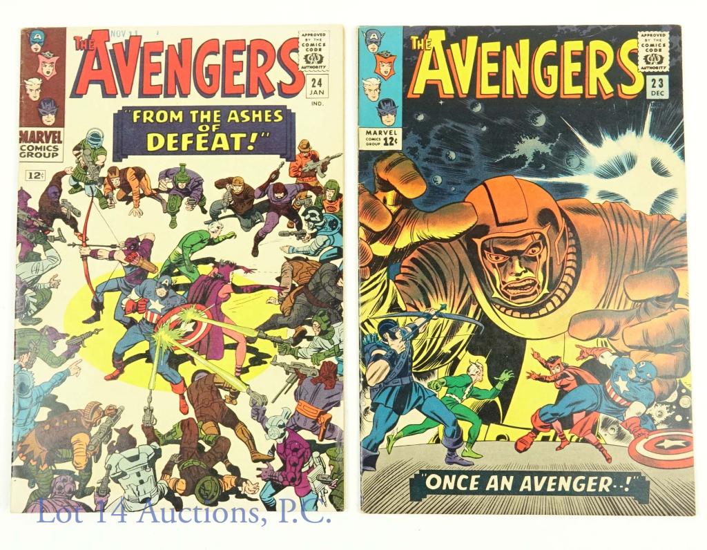 Marvel Comics The Avengers #23 #24 (1965-1966) (1 of 7)