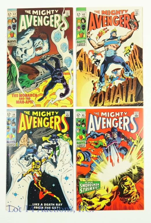 Marvel Comics The Avengers #62 #63 #64 #65 (1 of 10)