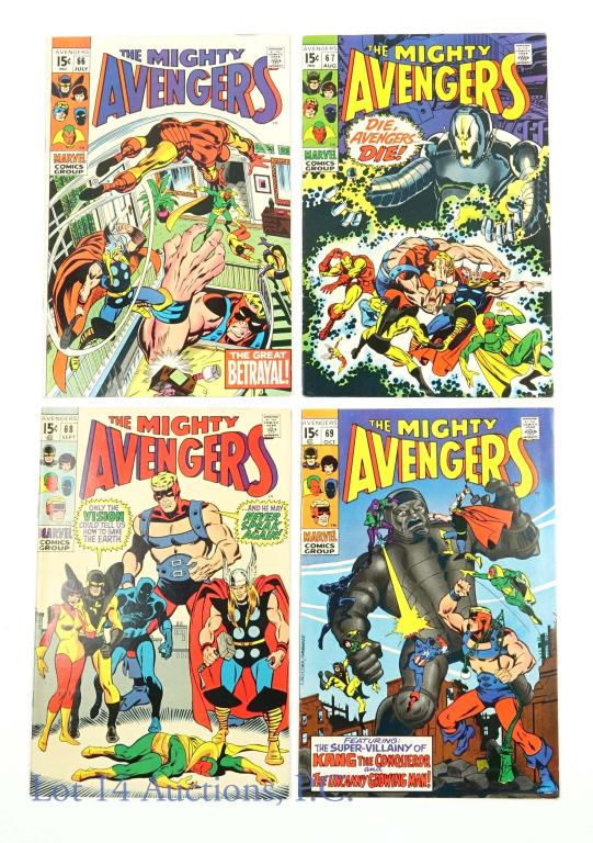Marvel Comics The Avengers #66 #67 #68 #69 (1 of 9)