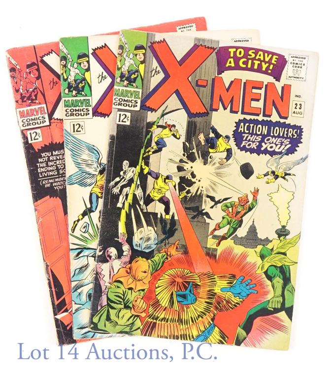 Marvel Comics The X-Men #17 #21 #23 (1966) (1 of 9)
