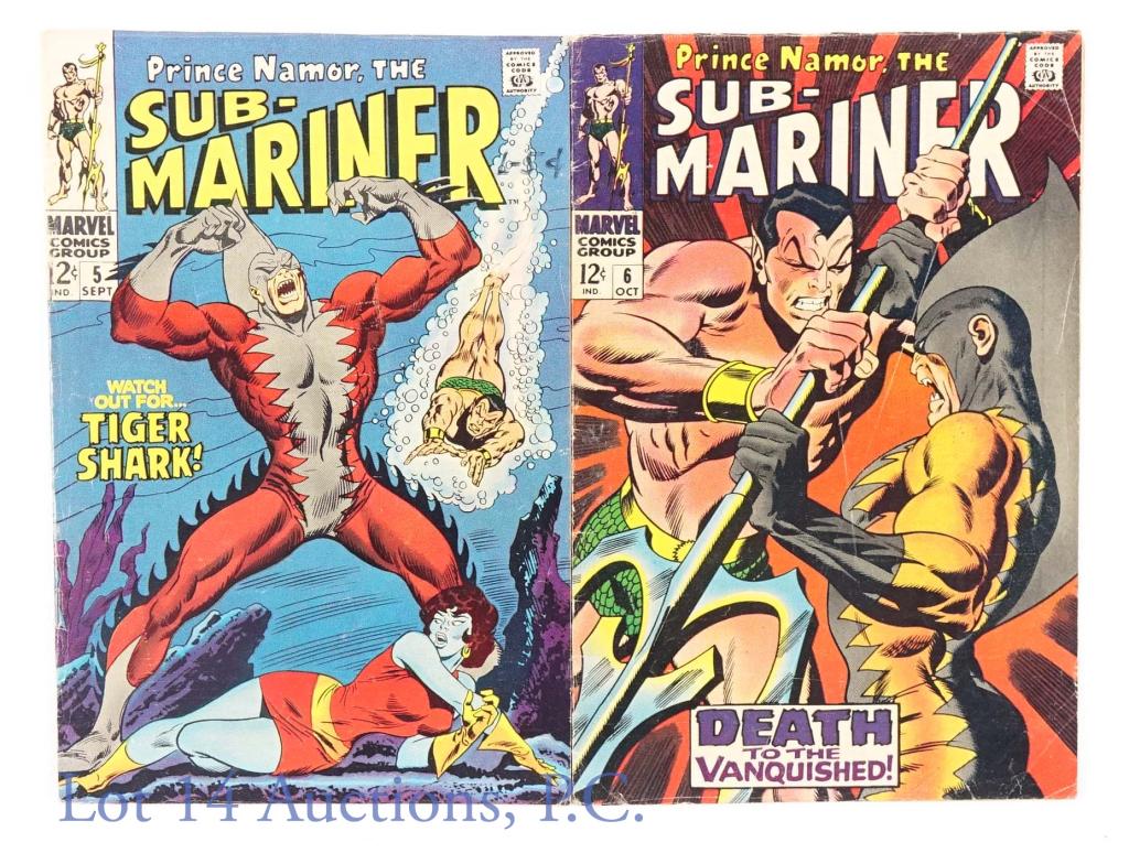 Marvel Comics Sub-Mariner #5 #6 (1968) (1 of 8)