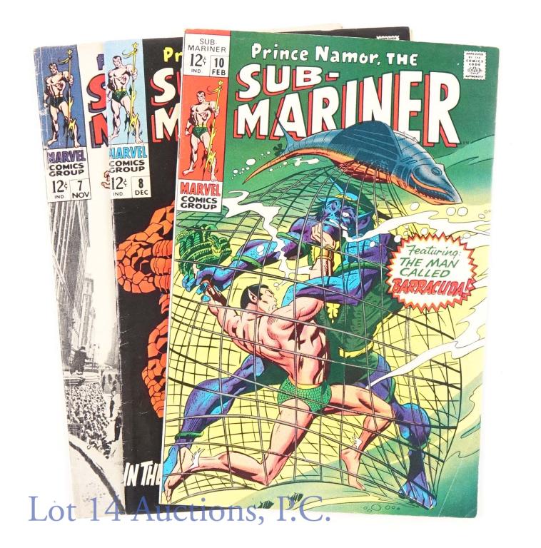 Marvel Comics Sub-Mariner #7 #8 #10 (1968-1969) (1 of 11)