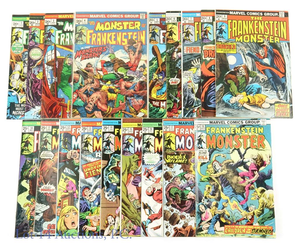 Marvel Comics The Monster Of Frankenstein #1-18 (1 of 20)