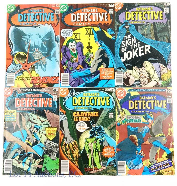 DC Comics Detective Comics #474-479 (6) (1 of 9)