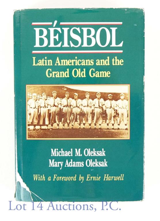 Signed Beisbol Book (28 Sigs - 6 HoF): Signed Beisbol Book (28 Autographs Total). Includes Ernie Harwell, Juan Marichal (HOF), Luis Aparicio (HOF), Tony Perez (HOF), Orlando Cepeda (HOF), Luis Tiant, Tony Oliva (HOF), Jose Cruz, Minnie Min