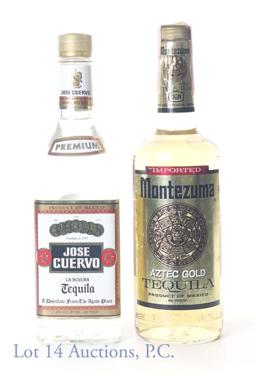 Jose Cuervo & Montezuma Tequila (2) Auction