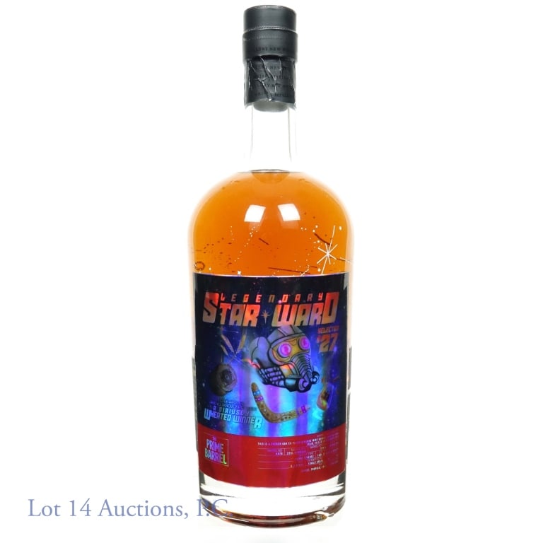 Starward Single Barrel Whisky (Prime Barrel Pick): Starward single barrel single grain Australian whisky. 7 years (Filled 12/2014 - Bottled 12/2021). 116 proof. 750 ml. Pedro Ximenez wine barrels. Matured in a French oak red wine barrel. Barrel No. 67