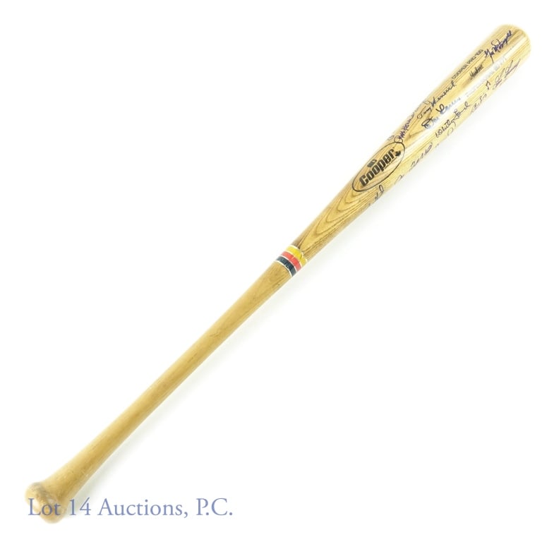 New York Yankees Signed MLB Bat (27 Autos) (1 of 9)