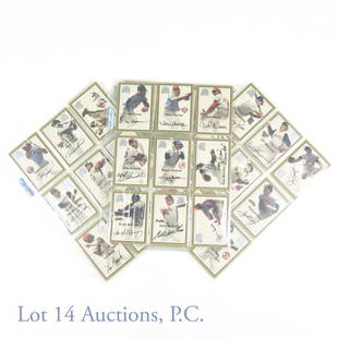 Signed Fleer Baseball Cards (27 HOF - 56 Autos): Autographed 2000 Fleer/Skybox MLB Baseball Cards (28 Hall Of Famers - 56 Autographs Total) (Fleer/Skybox COA). Just to be clear every signature in this set is guaranteed to be authentic by Fleer/Skybo