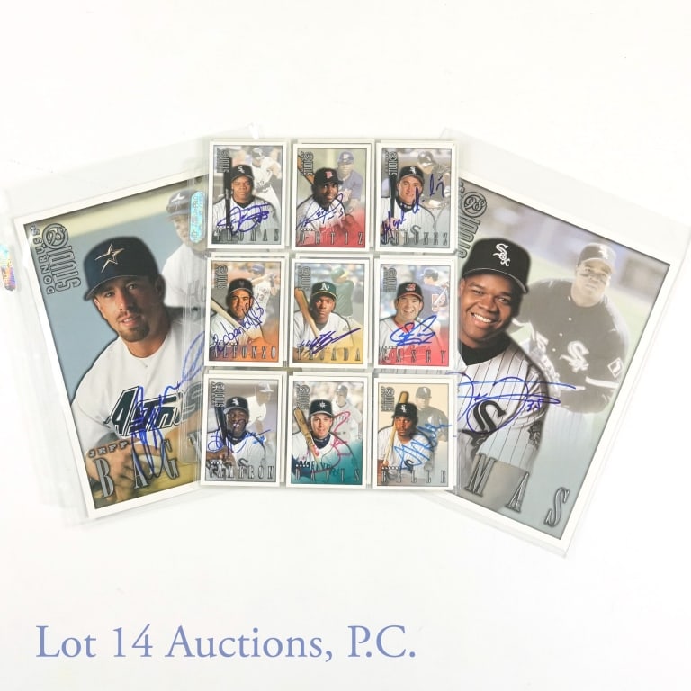 Signed Donruss Baseball Cards (3 HOF - 29 Autos) (1 of 13)