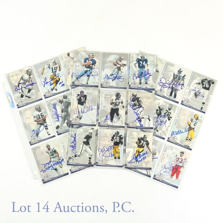 Signed 1994 NFL Football Cards (32 HOF Autos) (1 of 11)
