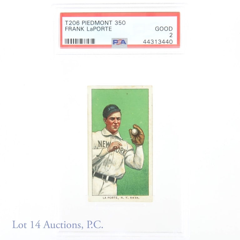 1909-11 T206 Piedmont 350 Frank LaPorte (PSA 2) (1 of 5)