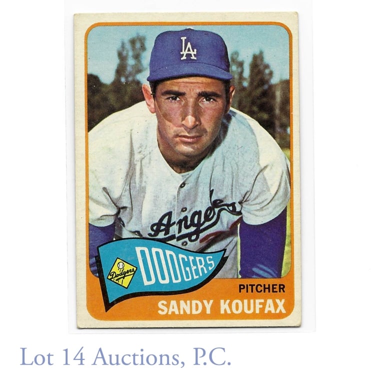 1965 Topps #300 Sandy Koufax MLB Baseball Card (1 of 2)