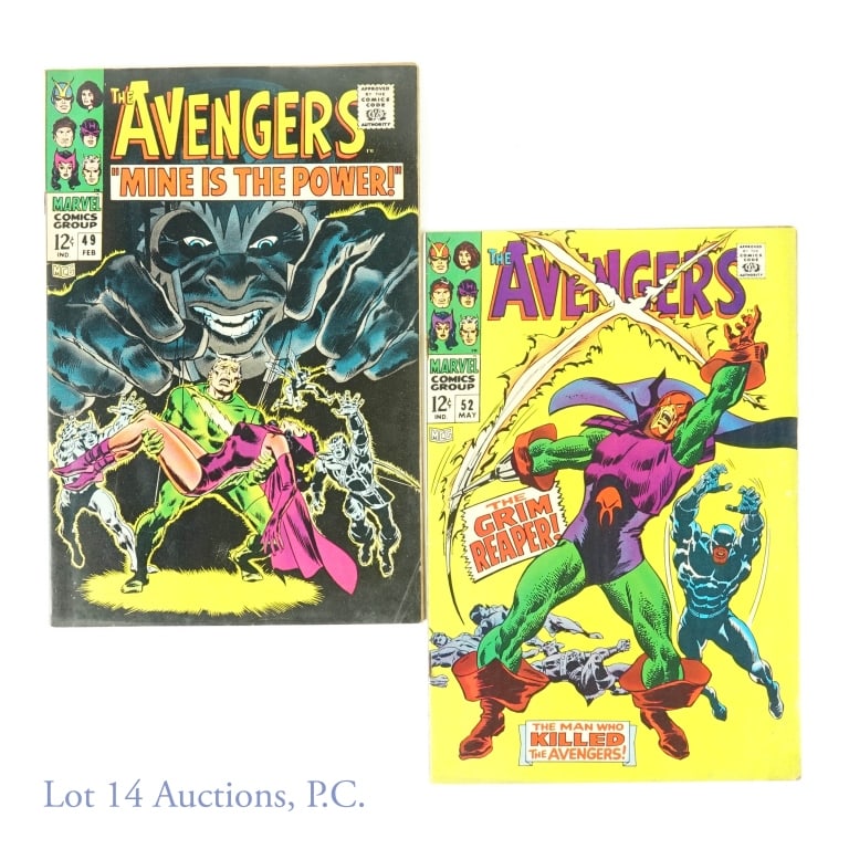 Marvel Comics The Avengers #49 #52 (1968) (1 of 8)