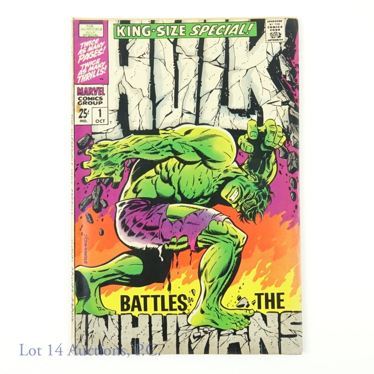 Marvel Comics The Incredible Hulk Annual #1 (1968) (1 of 9)