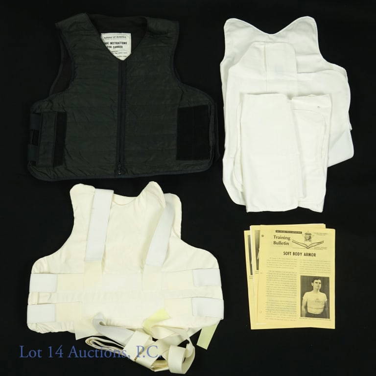 Expired Soft Body Armor Vest Set *** Auction
