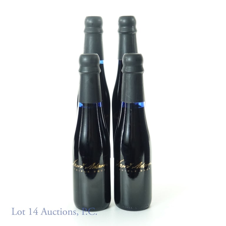 Sam Adams Triple Bock Beer, 1997 (4): Four bottles of Sam Adams Triple Bock Beer, 1997. 8.45 fl. oz..