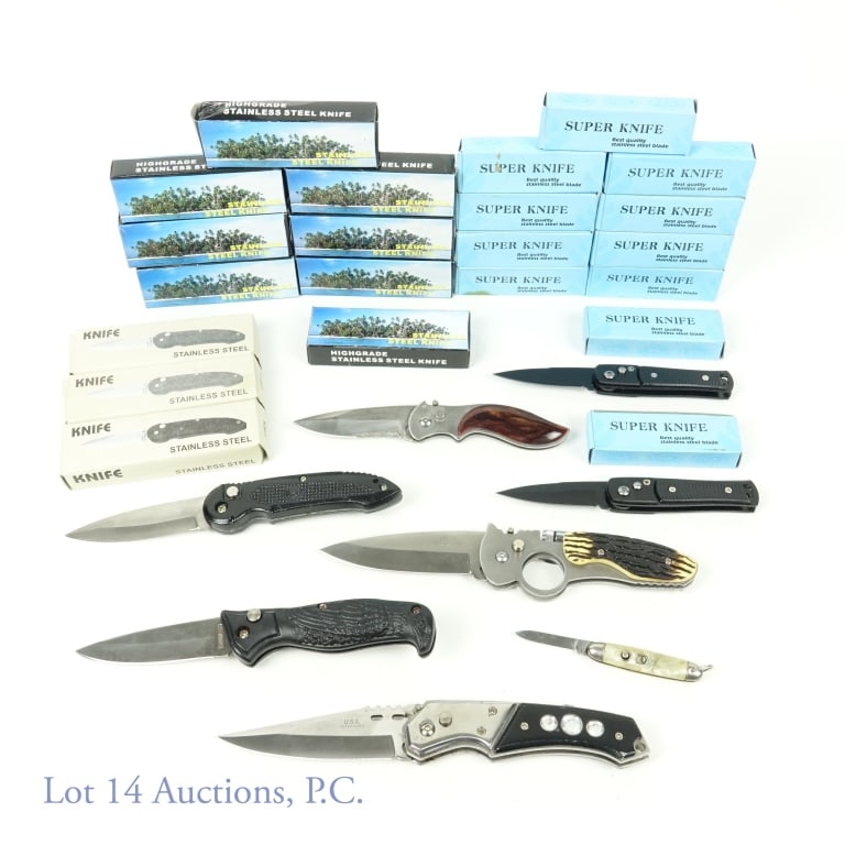 Knives Some Spring Loaded (26) Auction