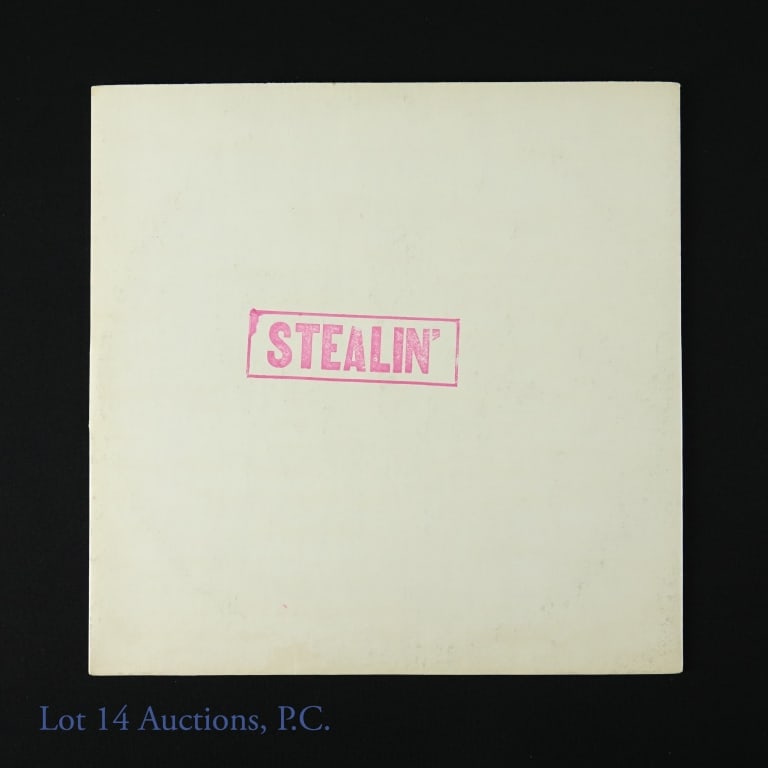 Bob Dylan "Stealin'" Vinyl LP 33 1/3 Record: Bob Dylan "Stealin'" vinyl LP 33 1/3 record. By Har-Kub Records.