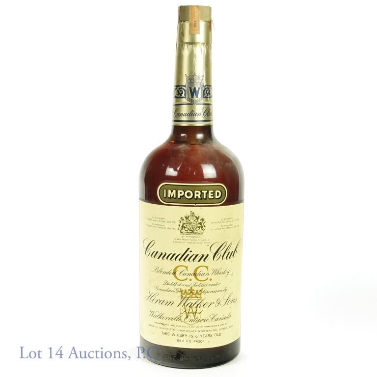 1967 Canadian Club Whisky (1 Us Gallon)