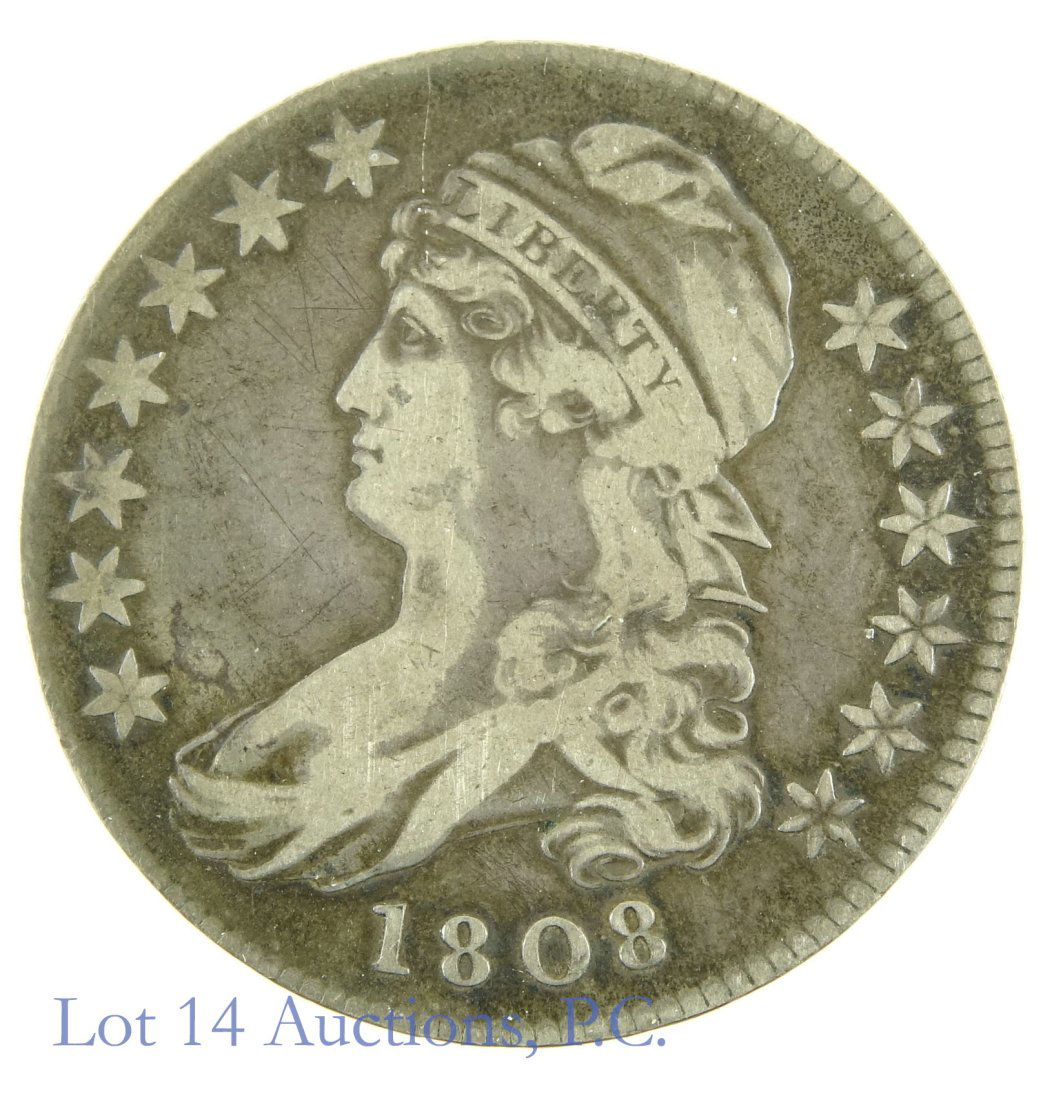1808 Silver Capped Bust Half Dollar (1 of 5)