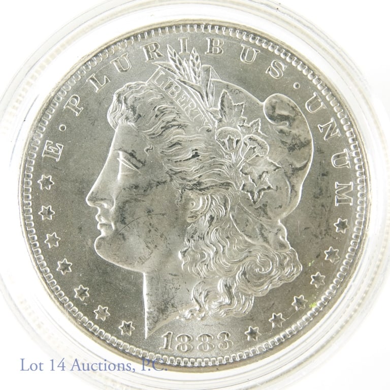 1883-CC Silver Morgan One Dollar (BU?) (1 of 2)