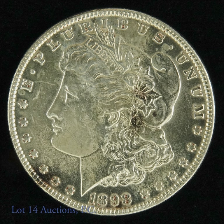 1898-P Silver Morgan $1 (Consigner MS65) (1 of 3)