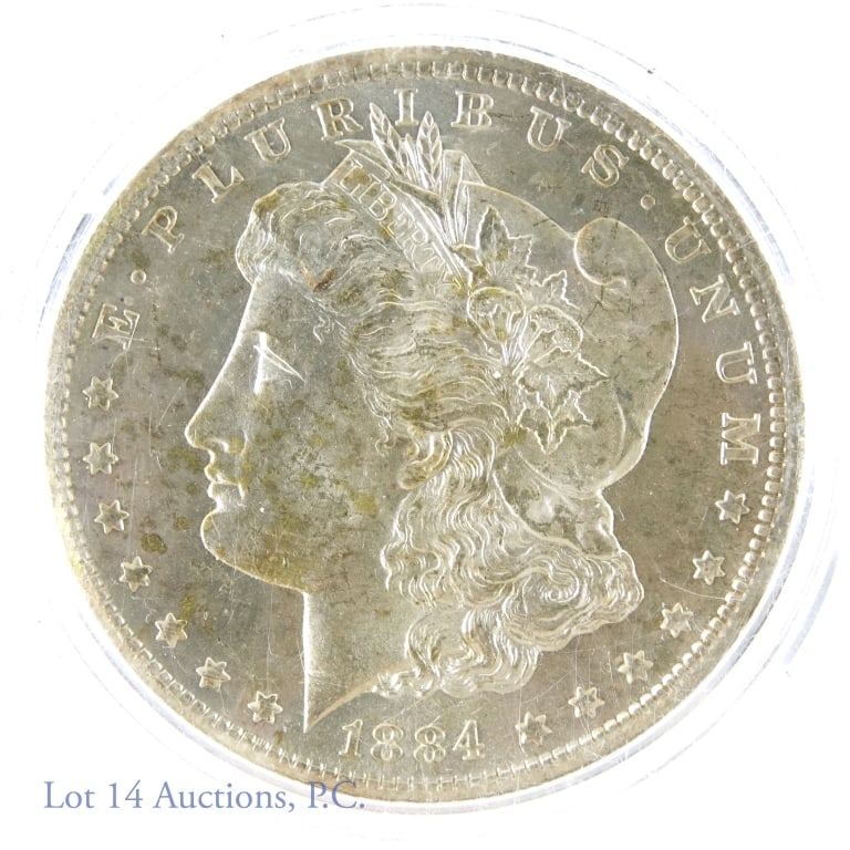 1884-CC Silver Morgan One Dollar (BU?) (1 of 2)