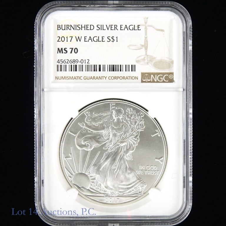 2017-W Silver Eagle $1 (NGC MS70) (1 of 2)
