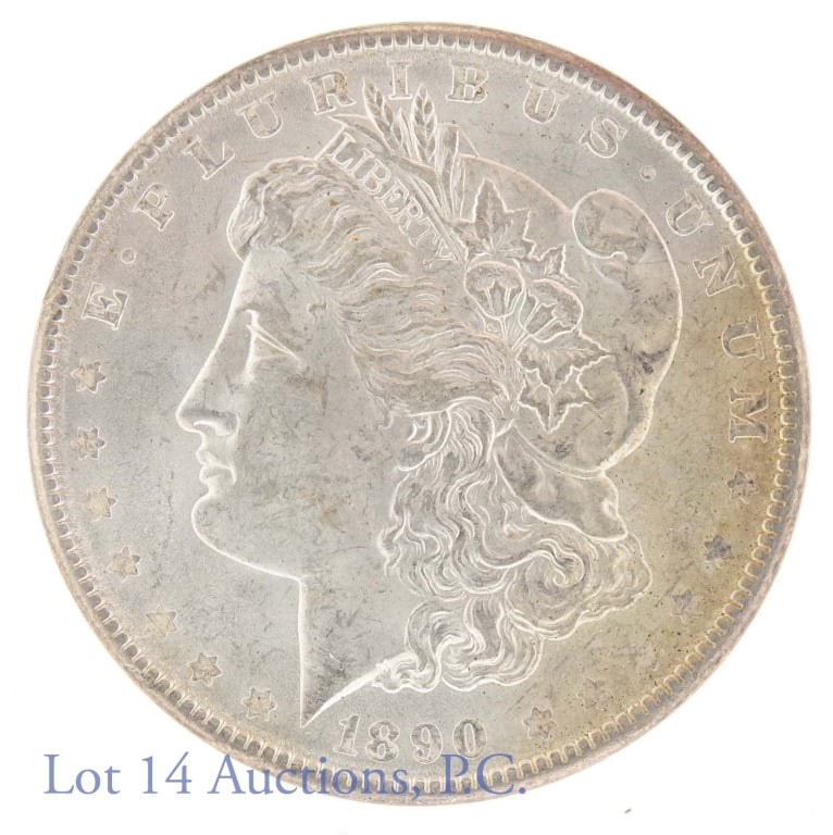 1890 Morgan Silver Dollar (UNC?) (1 of 2)